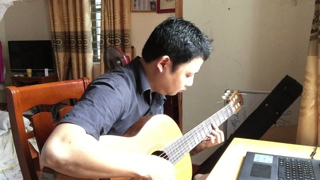 Tóc Gió Thôi Bay - Trần Tiến - Guitar solo by Lê Hùng Phong