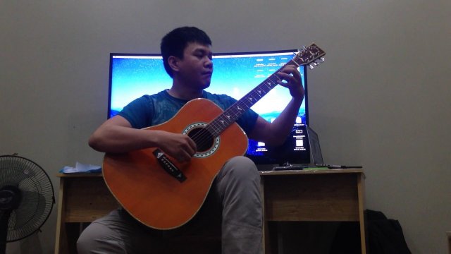 Bèo dạt mây trôi - arr Nguyễn Thế An - Fingerstyle by Vũ Hà =)))